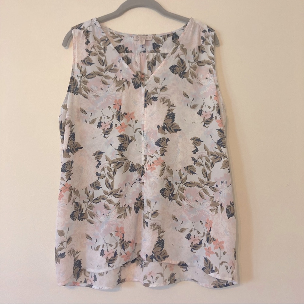 Eliane Rose Floral Sleeveless Blouse